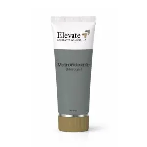 Tube of Metronidazole (Metrogel) from Elevate Integrative Wellness brand